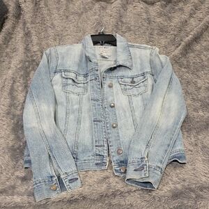 Old Navy Light Wash Denim Jacket - Women's Jean Coat Size L!